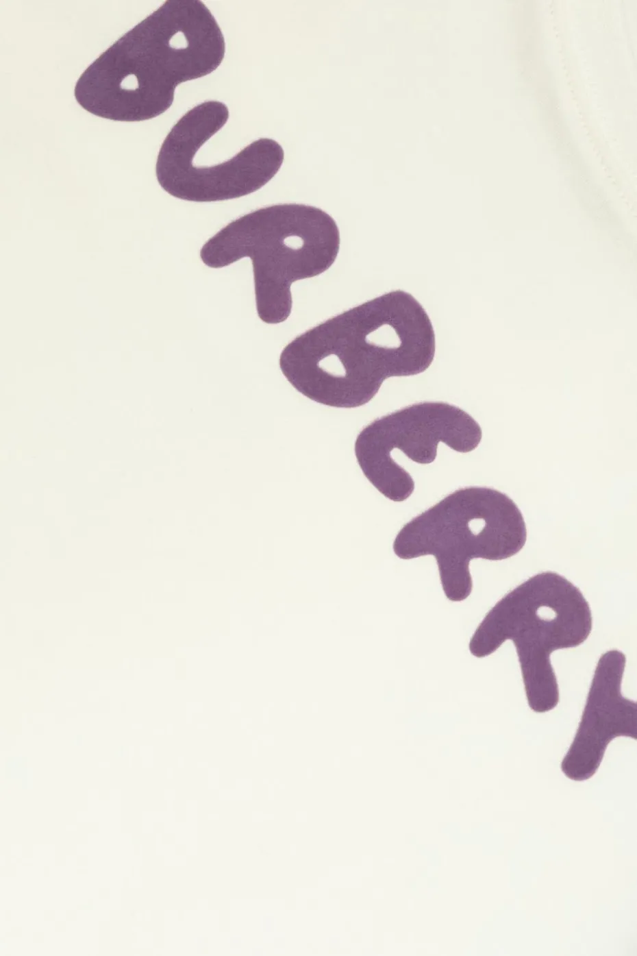 Burberry Kids BIAŁY T-shirt z logo
