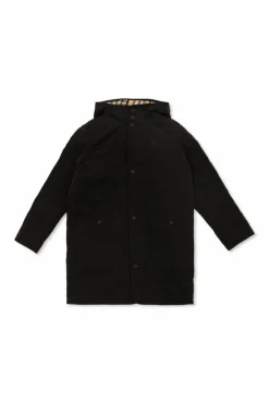 Burberry Kids CZARNY Kurtka kapturem