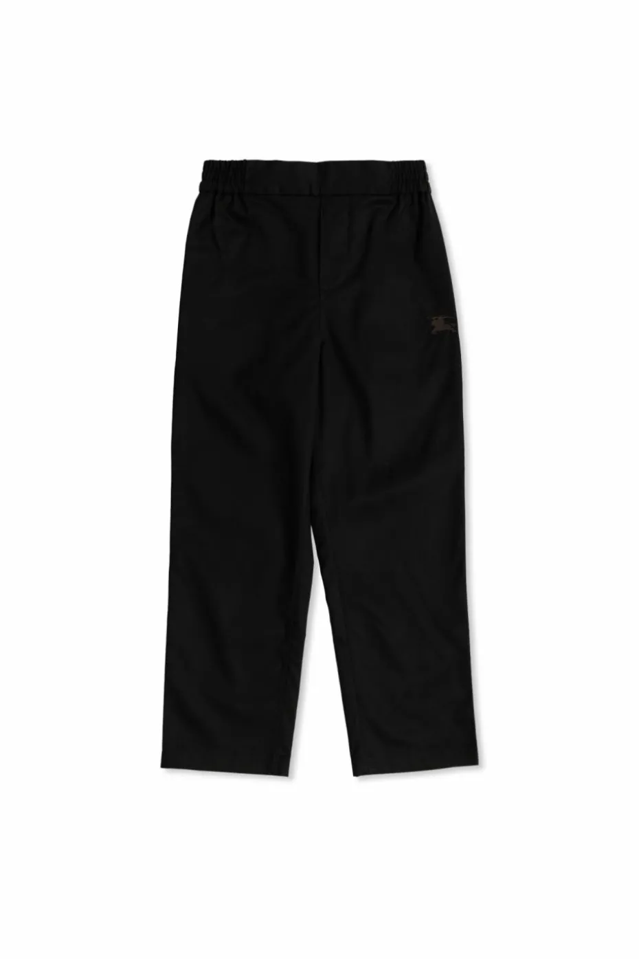 Burberry Kids CZARNY Spodnie z logo