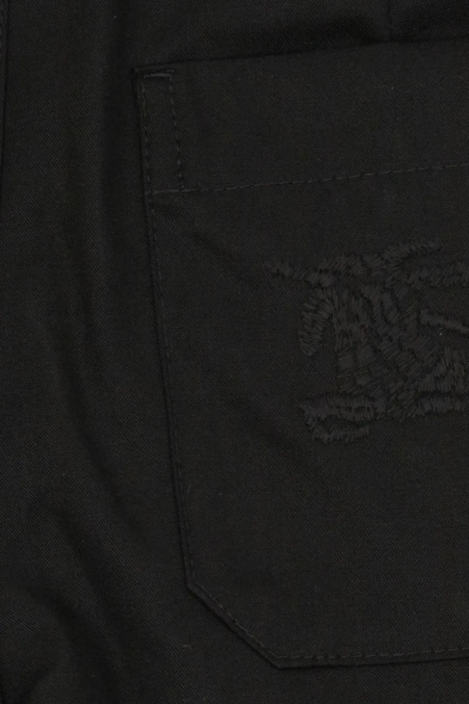 Burberry Kids CZARNY Szorty z logo