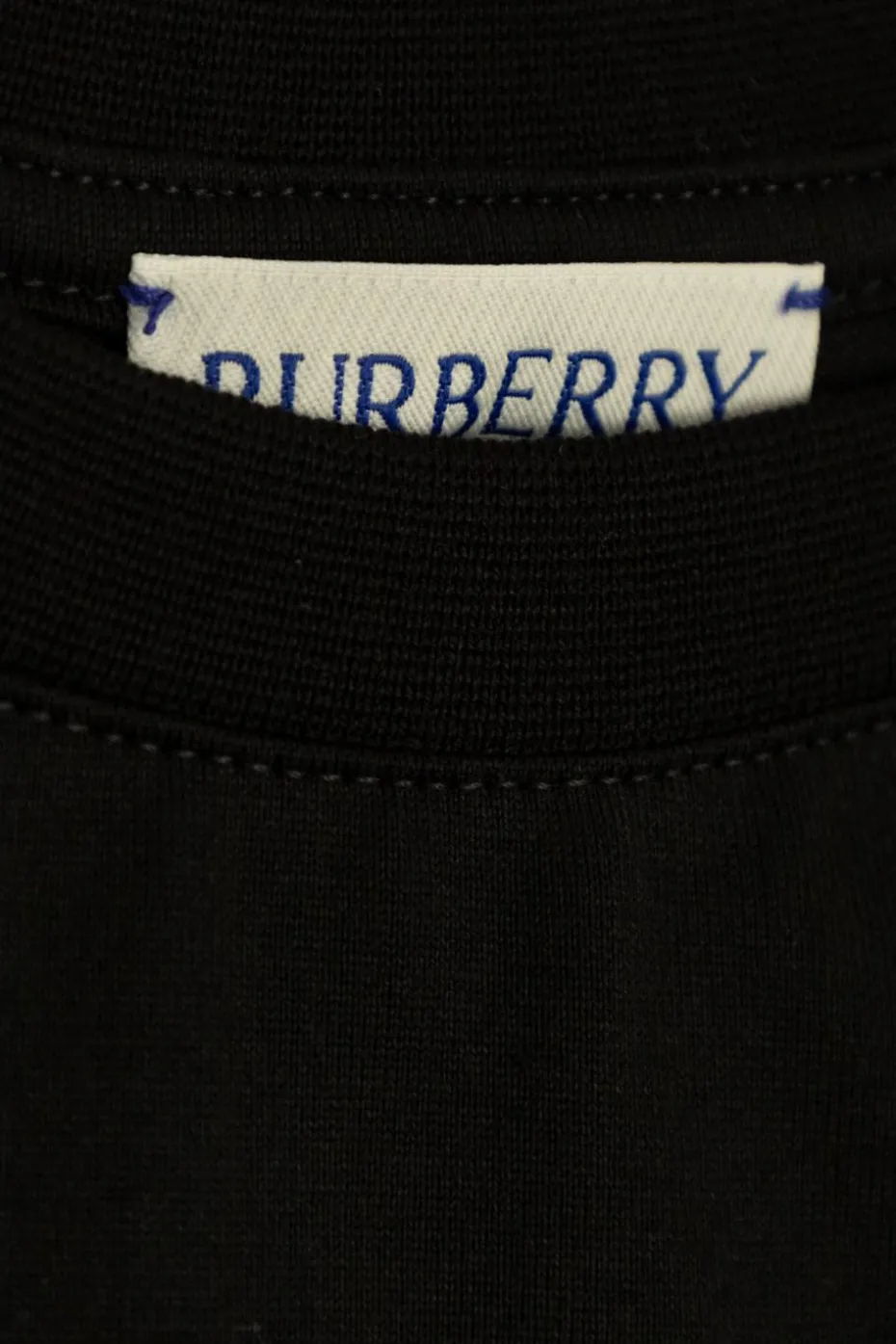Burberry Kids CZARNY T-shirt z nadrukiem