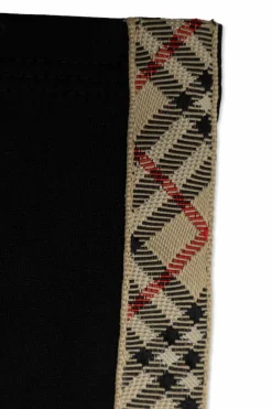 Burberry Kids CZARNY T-shirt z logo