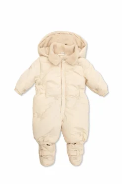 Burberry Kids kremowy Kombinezon z logo