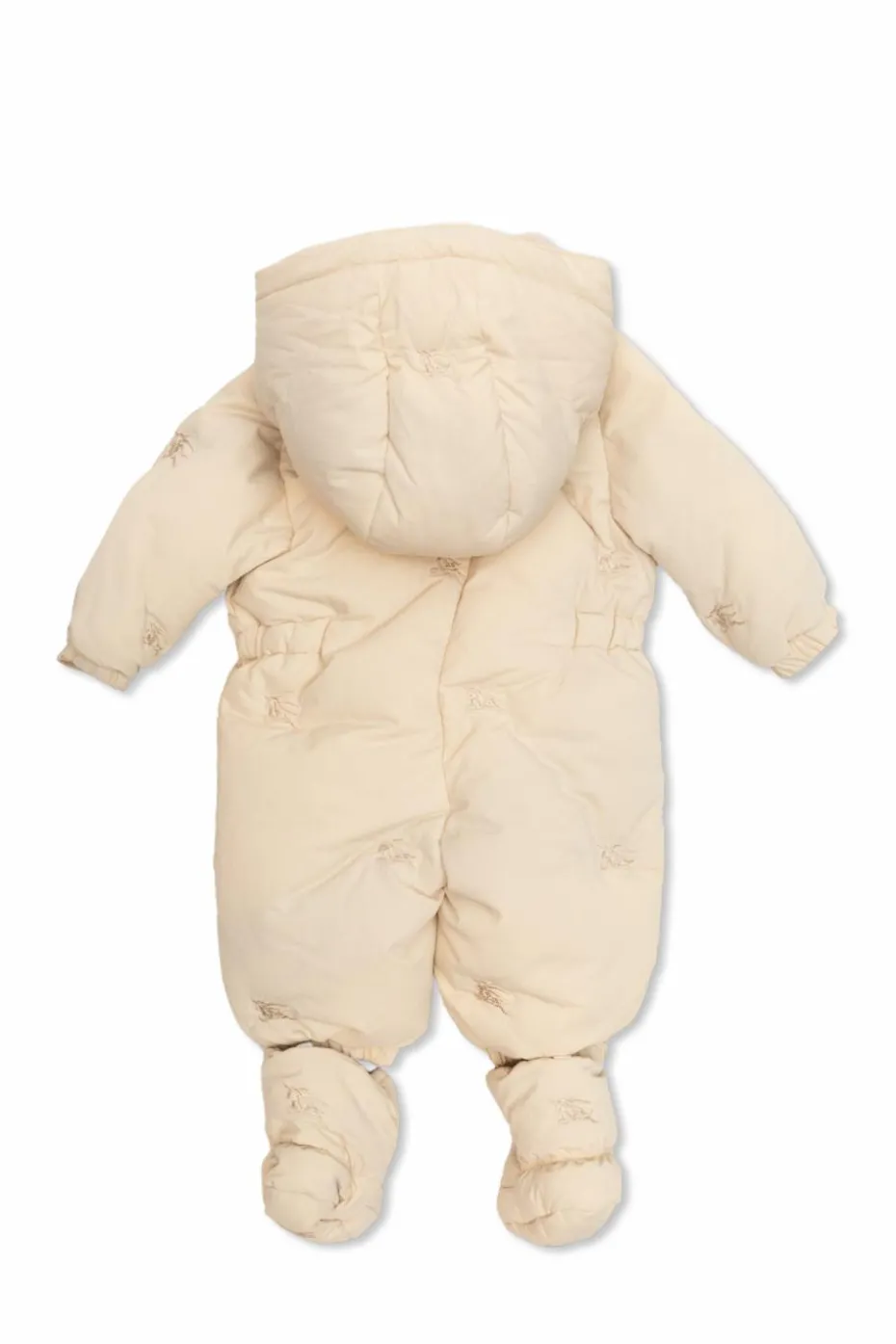 Burberry Kids kremowy Kombinezon z logo