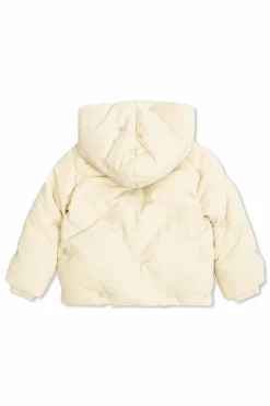 Burberry Kids kremowy Puchowa kurtka