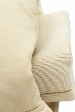 Burberry Kids kremowy Puchowa kurtka