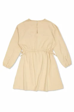 Burberry Kids kremowy Sukienka z nadrukowanym logo