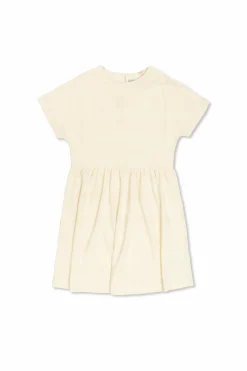 Burberry Kids kremowy Sukienka ze wzorem w pasy