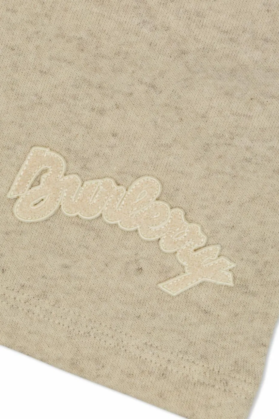 Burberry Kids kremowy Szorty dresowe z logo