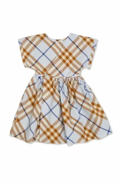 Burberry Kids MULTIKOLOR Sukienka ze wzorem w kratę