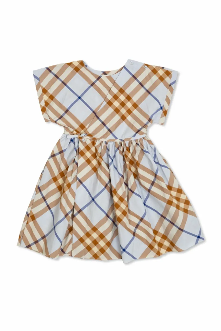 Burberry Kids MULTIKOLOR Sukienka ze wzorem w kratę
