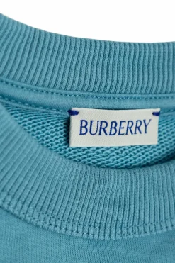 Burberry Kids NIEBIESKI Bluza z naszywką w kształcie logo