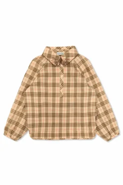 Burberry Kids RÓŻOWY Koszula ze wzorem w kratę