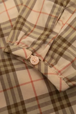 Burberry Kids RÓŻOWY Koszula ze wzorem w kratę