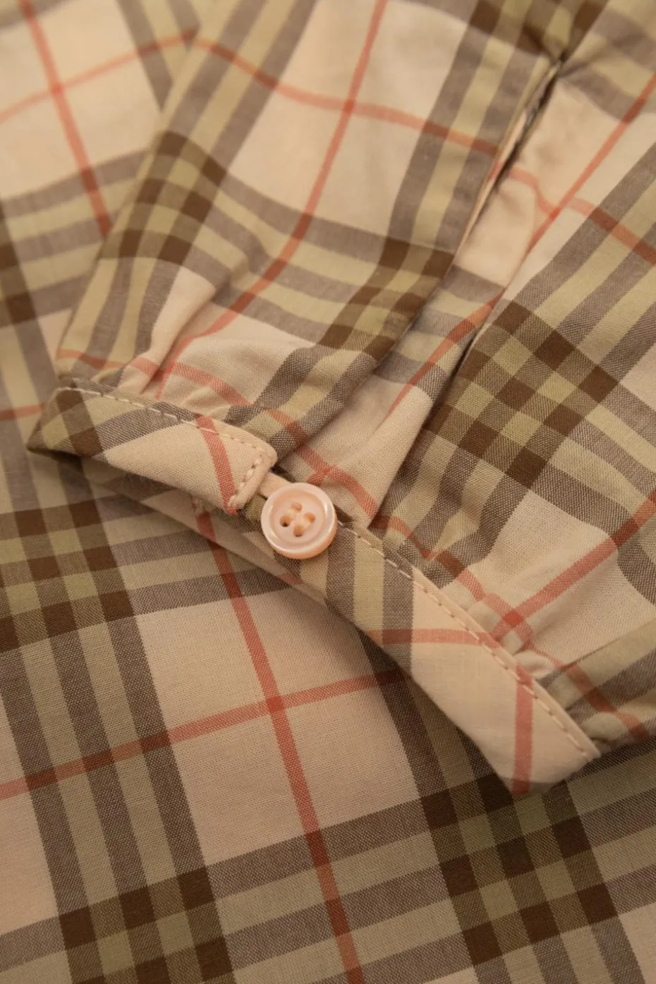 Burberry Kids RÓŻOWY Koszula ze wzorem w kratę
