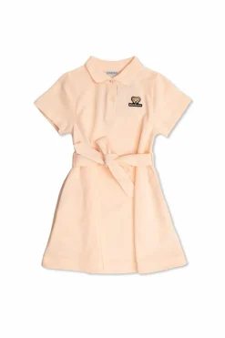 Burberry Kids RÓŻOWY Sukienka z naszywką