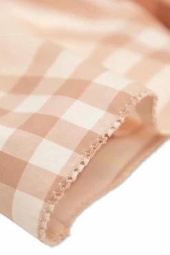 Burberry Kids RÓŻOWY Top ze wzorem w kratę
