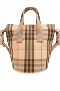 Burberry Kids RÓŻOWY Torba z wzorem w kratę