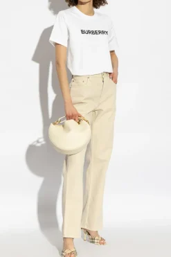 Burberry kremowy Jeansy typu ‘straight’