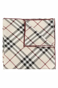 Burberry kremowy Jedwabna chusta