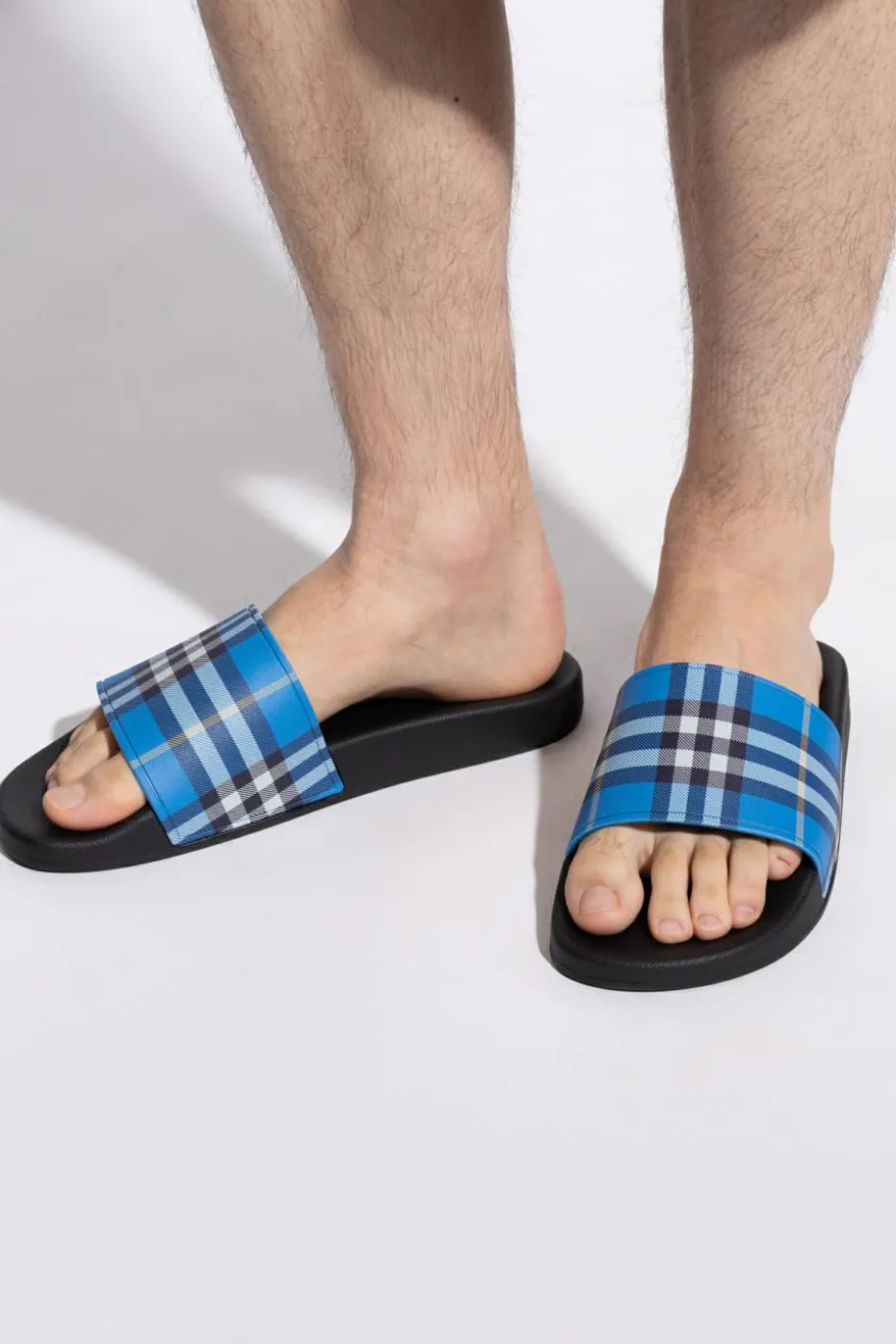 Burberry NIEBIESKI Gumowe klapki