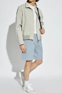 Burberry NIEBIESKI Szorty z nadrukowanym logo