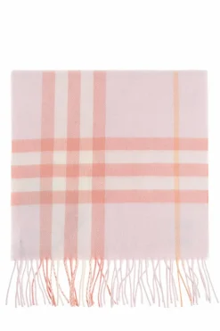 Burberry RÓŻOWY Kaszmirowy szal