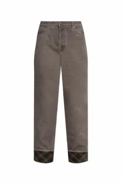 Burberry SZARY Jeansy z prostymi nogawkami