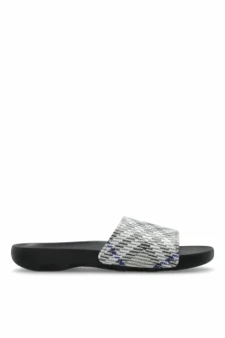 Burberry SZARY Klapki `Dive`
