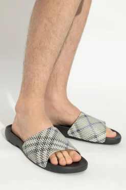 Burberry SZARY Klapki `Dive`