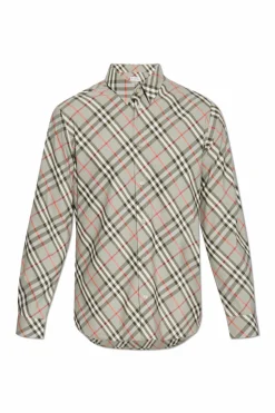 Burberry SZARY Koszula ze wzorem w kratę