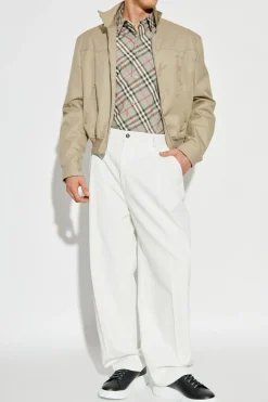 Burberry SZARY Koszula ze wzorem w kratę