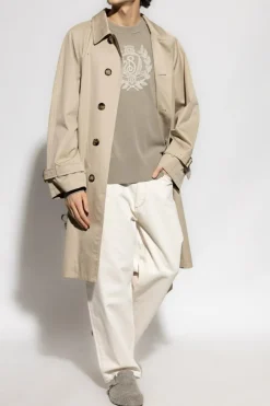 Burberry SZARY Sweter z wyszytym logo