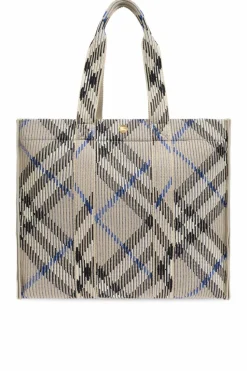 Burberry SZARY Torba na ramię w kratę