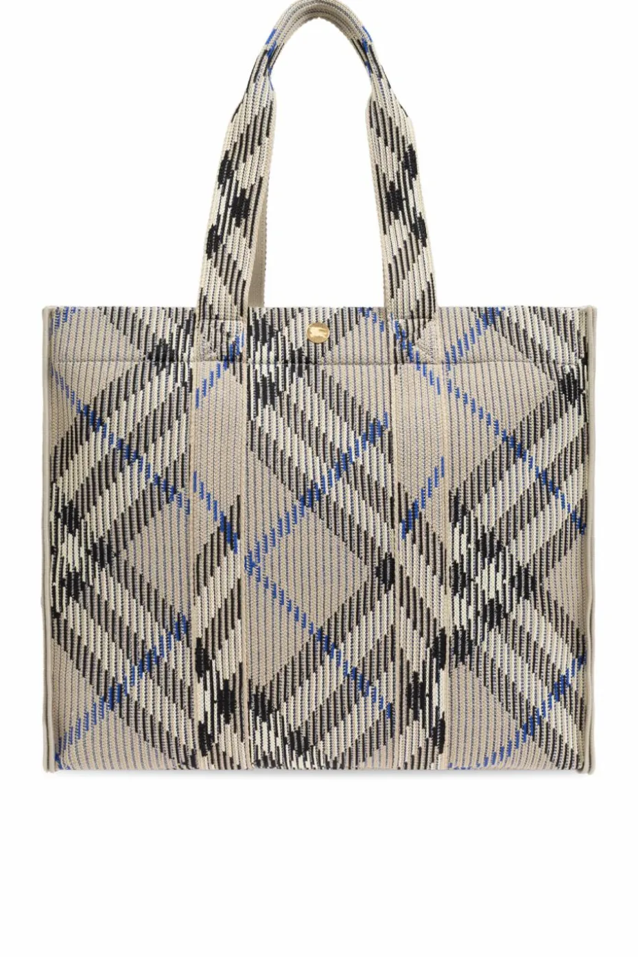 Burberry SZARY Torba na ramię w kratę