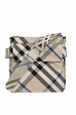 Burberry SZARY Torba na ramię `Trench Small`