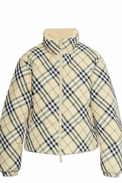 Burberry ŻÓŁTY Dwustronna kurtka puchowa