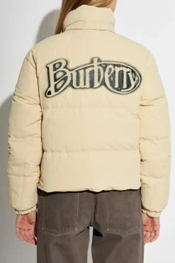Burberry ŻÓŁTY Dwustronna kurtka puchowa