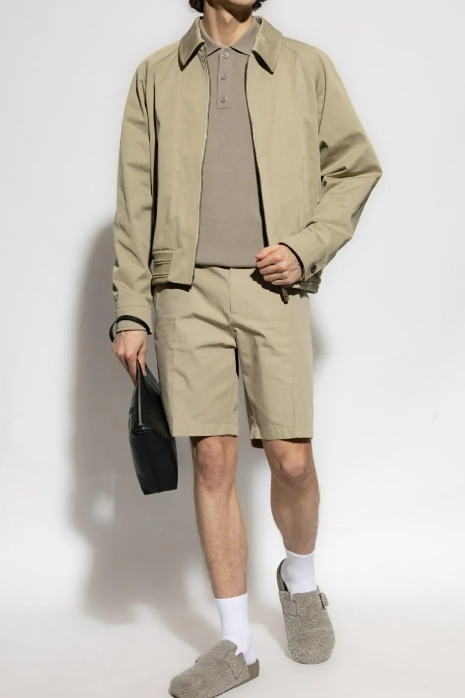 Burberry ZIELONY Bawełniane szorty