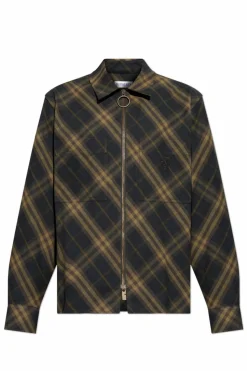 Burberry ZIELONY Koszula w kratę