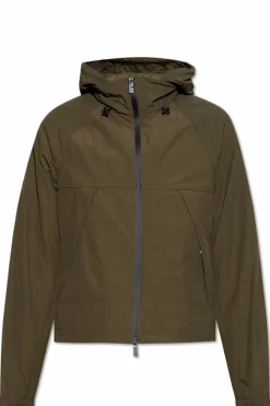 Burberry ZIELONY Kurtka z kapturem