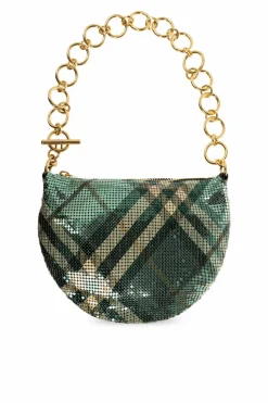 Burberry ZIELONY Torba do ręki `Chainmail`