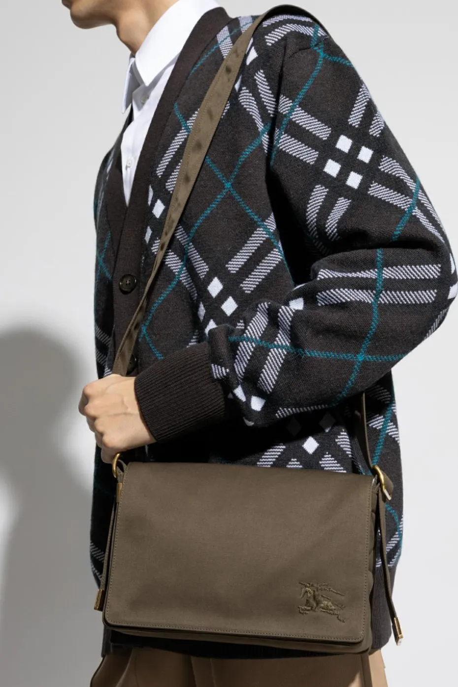 Burberry ZIELONY Torba na ramię ‘Trench’