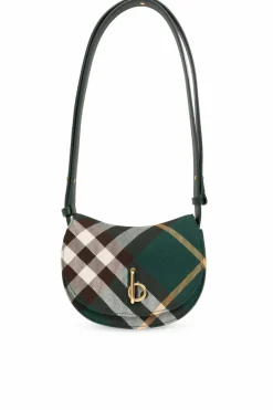 Burberry ZIELONY Torba na ramię ‘Mini Rocking Horse’