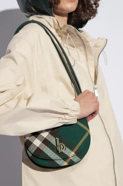 Burberry ZIELONY Torba na ramię ‘Mini Rocking Horse’