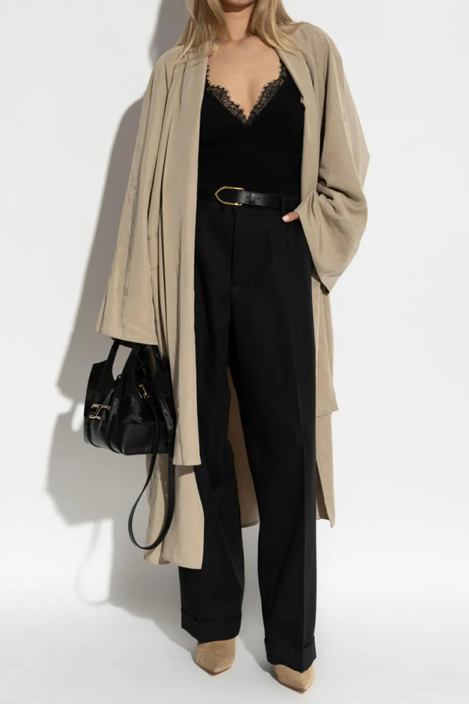 By Malene Birger beżowy Płaszcz `Campagna`