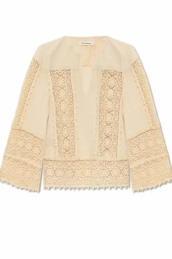 By Malene Birger beżowy Top `Donna`