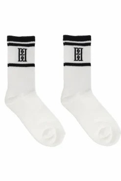 By Malene Birger BIAŁY Skarpety `Leilana`