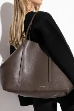 By Malene Birger BRĄZOWY Torba `Abilla` typu `shopper`