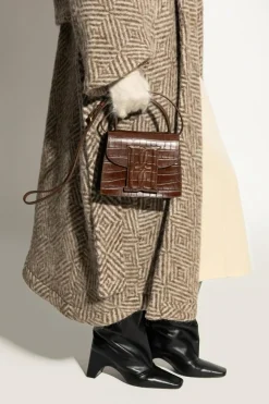 By Malene Birger BRĄZOWY Torba do ręki `Ramil`